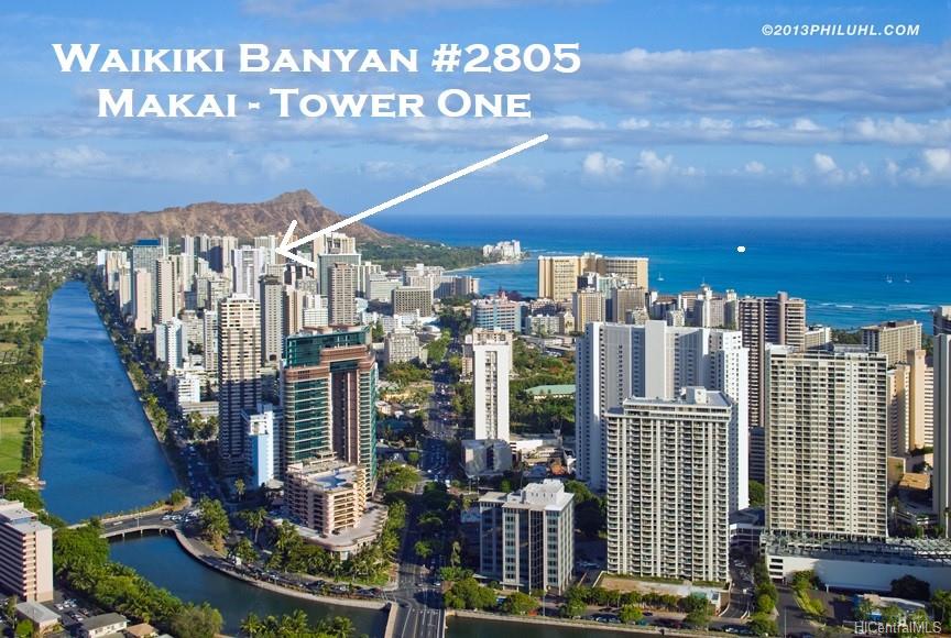 201 Ohua Avenue #2805 T1 (Makai), Honolulu, HI 96815