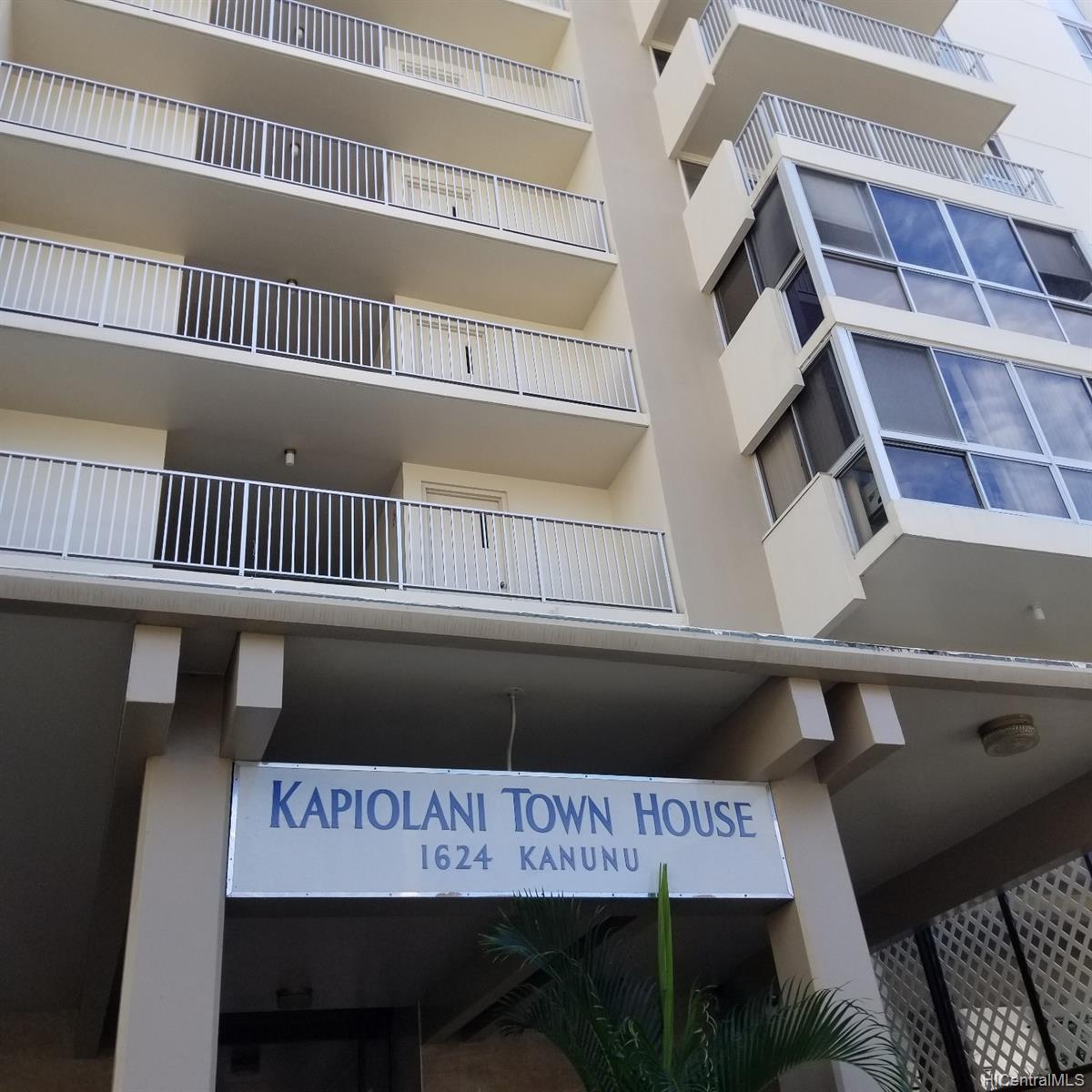 Kapiolani Townhouse 1624 Kanunu Street #405, Honolulu, HI 96814